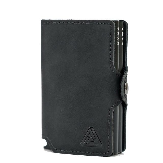 Kyma Leather RFID Blocking Security Wallet, Bifold & Compact Design