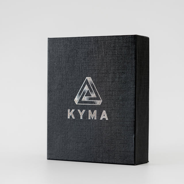 Kyma Leather RFID Blocking Security Wallet, Bifold & Compact Design