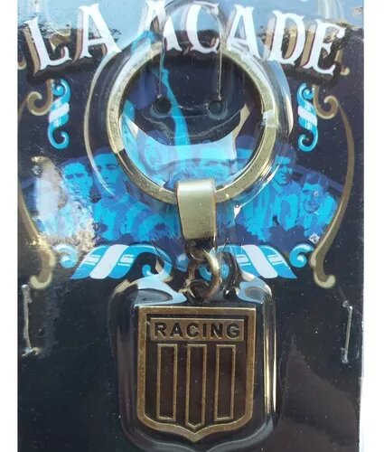 Racing Club Bronze Shield Keychain - Official License