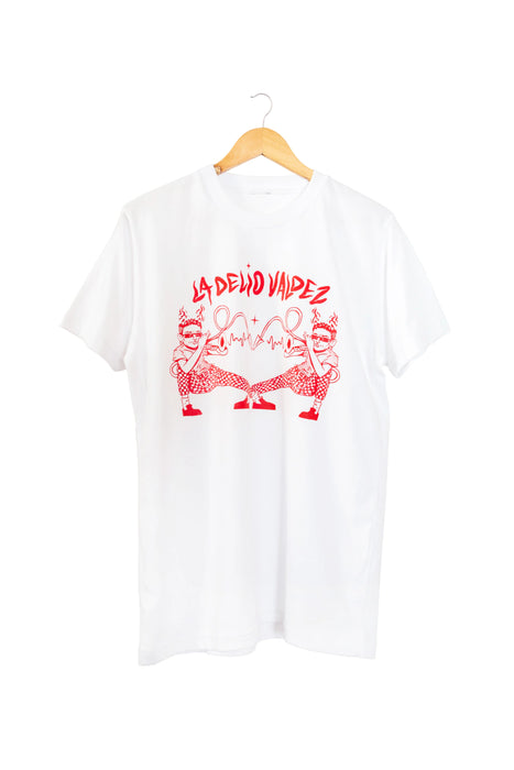 La Delio Valdez Skumbia - Cotton T-Shirt with Serigraph Print in Black - Premium Quality Comfort