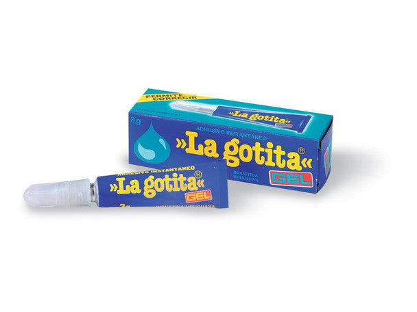 La Gotita Gel Delayed Instant Glue General Purpose Fast-Drying Gel Transparent, 3 g