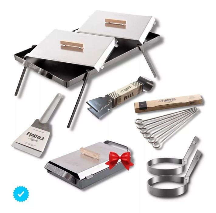 La Planchetta Professional Stainless Steel Kit - Ideal for Everyday Meals, with Bonus Planchetitta Gift
