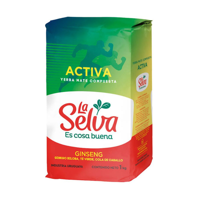 La Selva Yerba Mate Compuesta Activa Energizing Yerba Mate from Uruguay, 1 kg - 2.2 lb (pack of 3).jpg