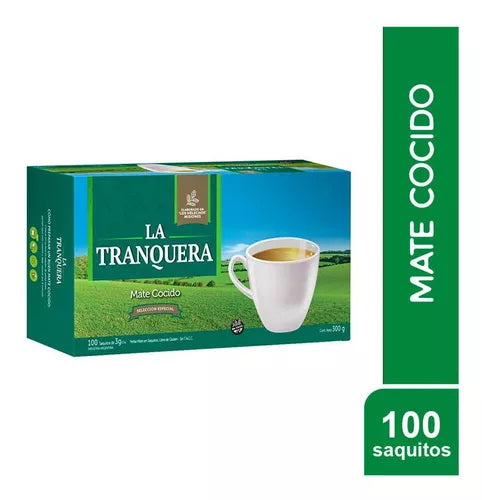 La Tranquera Mate Cocido Special Selection - Instant Brew Mate em Saquinhos de Chá (100 saquinhos de chá) 