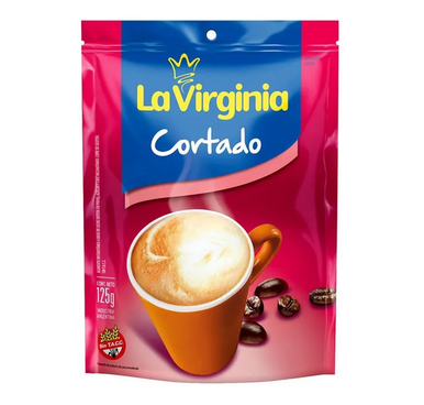 La Virginia Tradicional Cortado Café em Pó, 125 g / 4,41 oz bolsa 