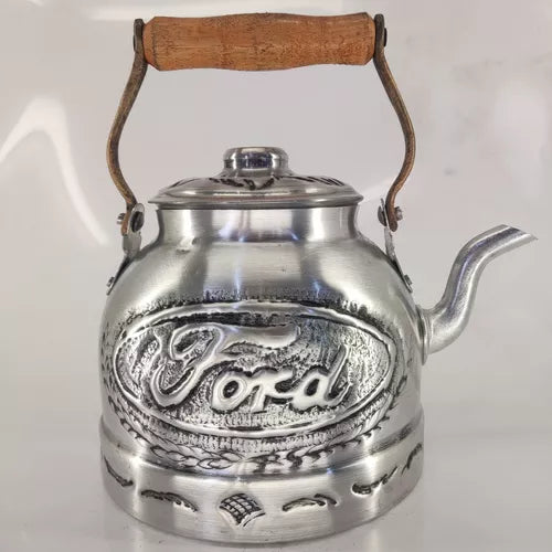 Large Handcrafted Aluminum Labrado Ford Kettle - Elegance in Every Sip