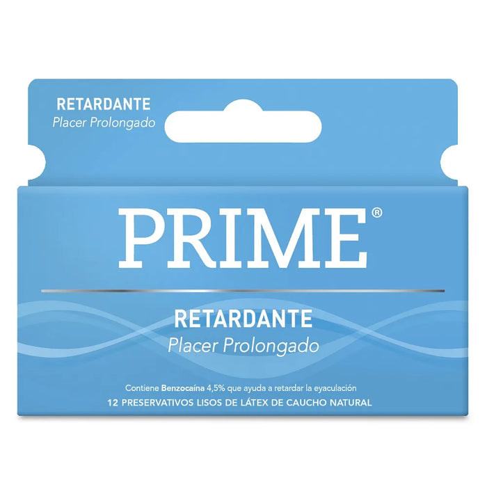 Prime Retardante Latex Condoms with Climax Control - For Extended Pleasure (12 count)