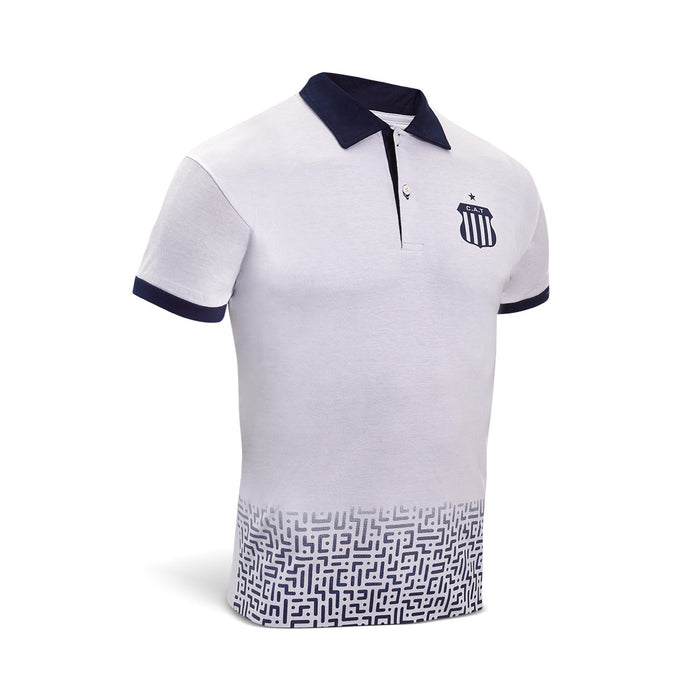 Le Coq Sportif White Deluxe Polo - Club Atlético Talleres Official Merchandise