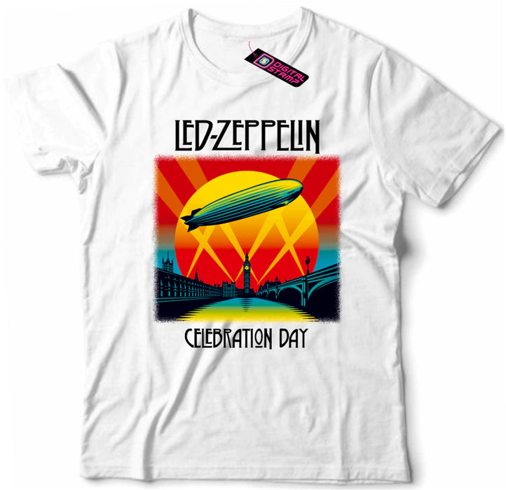 Led Zeppelin Men's RLZ 005 T-Shirt - Premium Cotton Tee - Remera Led Zeppelin rlz 005 Hombre