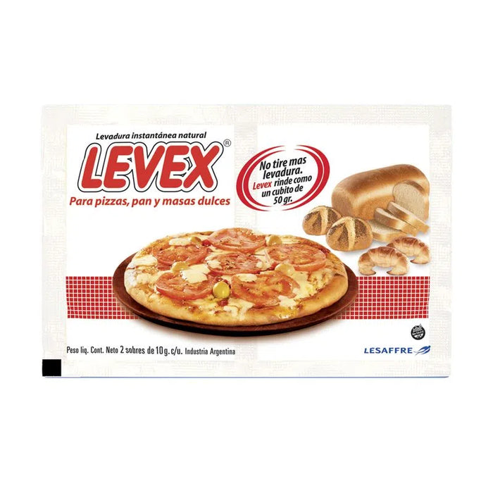 Levex Levadura Levedura Seca Fermento Instantâneo Fermento Ativo Caseiro e Profissional, 20 g / 0,70 oz 