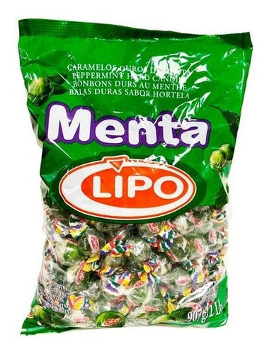 Lipo Caramelos Lipo Menta Peppermint Hard Candies, 907 g / 2 lb