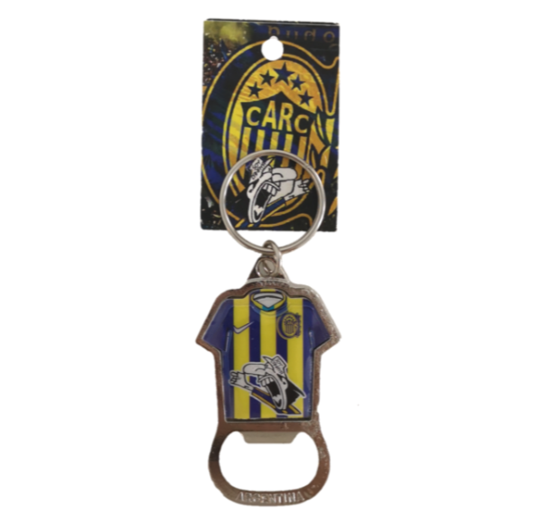 Llavero Destapador Official Rosario Central Shirt Bottle Opener Keychain - Authentic Fan Product
