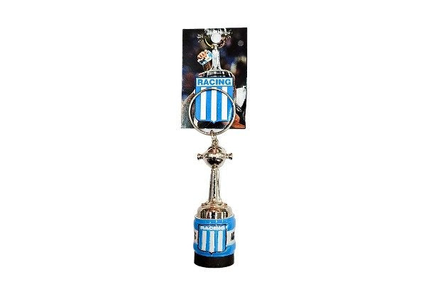 Llavero Racing Official Copa Libertadores Keychain - Premium Fan Collectible