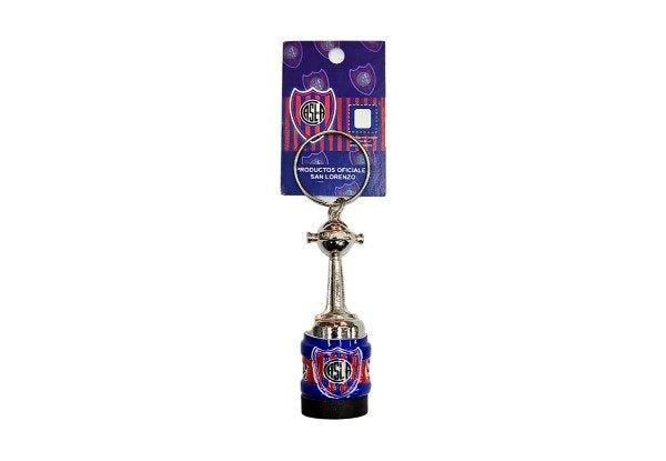 Llavero San Lorenzo Official Copa Libertadores Keychain - Premium Fan Souvenir