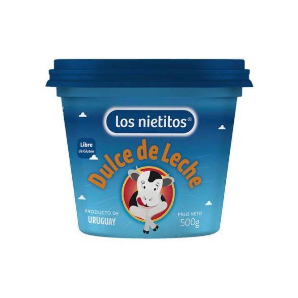 Los Nietitos Dulce de Leche Clásico Caramelo Clásico de Uruguay, 500 g / 17.6 oz