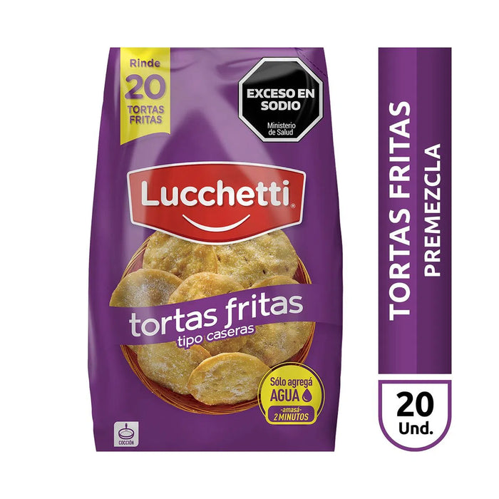 Lucchetti Ready to Make Torta Frita Flour Just Add Water, 500 g / 17.6 oz for 20 fried pies