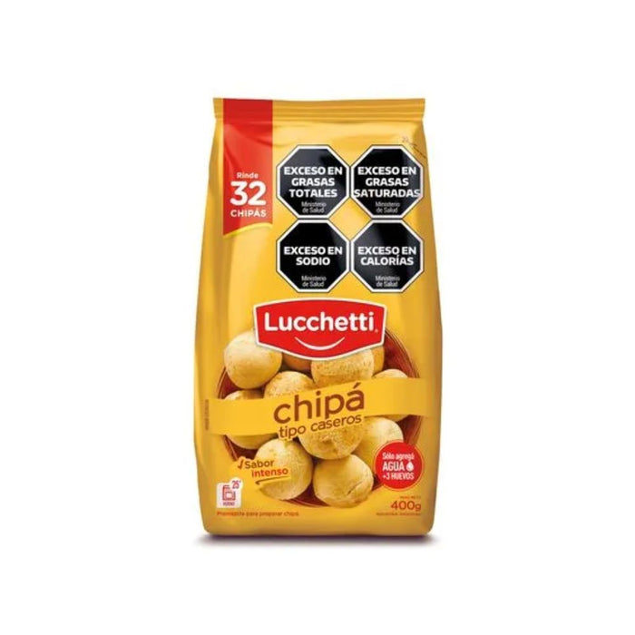 Lucchetti Ready to make chipá flour dough, 400 g / 14.1 oz bag (12 count)