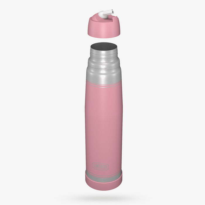 Lumilagro Termo de Acero Pastel Stainless Steel Thermos Vacuum Bottle with Pouring Beak for Mate, 1 l / 33.8 fl oz