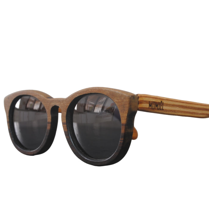 MOMUËL | Anteojos de Sol Minimal Sustainable Wood Sunglasses | UV400 Protection 135 mm x 50 mm