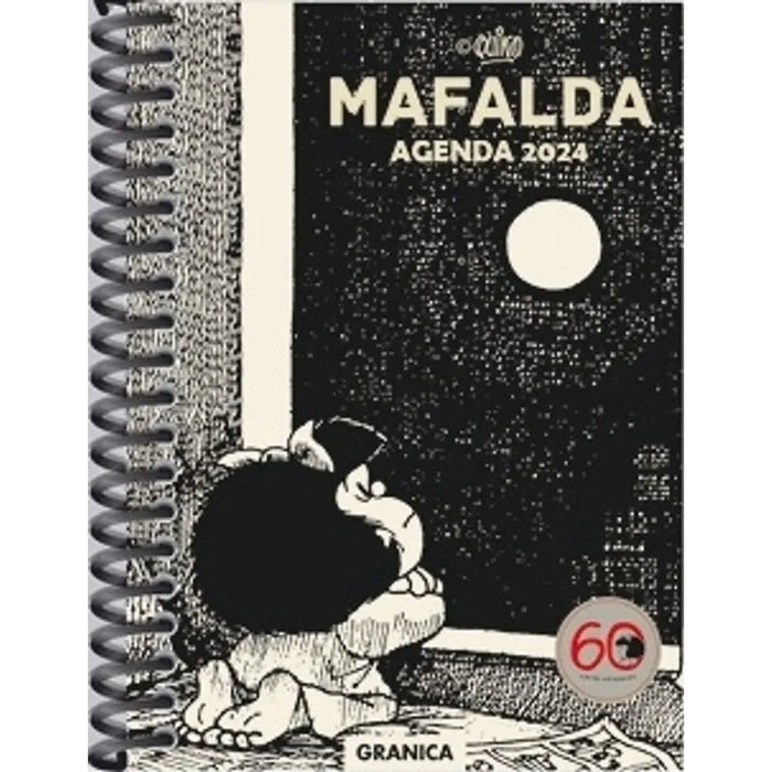 Mafalda 2024 Dia Por Pagina - Agenda Planner - by Quino - Granica Agendas Editorial - (Spanish)