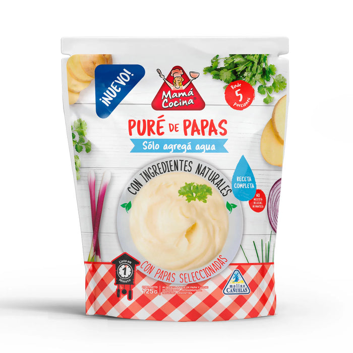 Mamá Cocina Pastel de Papas Powder Ready To Make Meat & Potatoes Pie - No Preservatives Added, 125 g / 4.4 oz  for 5 servings