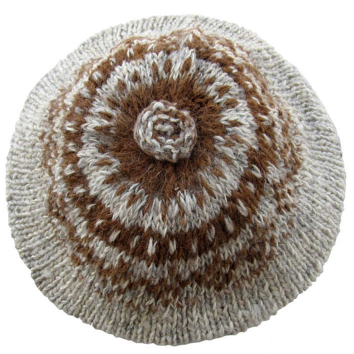 Mamakolla Handcrafted Alpaca Beret for Women - Warm and Stylish Winter Accessory - Sustainable and Ethical Fashion