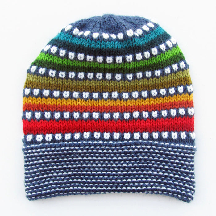 Mamakolla Handcrafted Andean Women's Beanie - Unique and Stylish Wool Hat