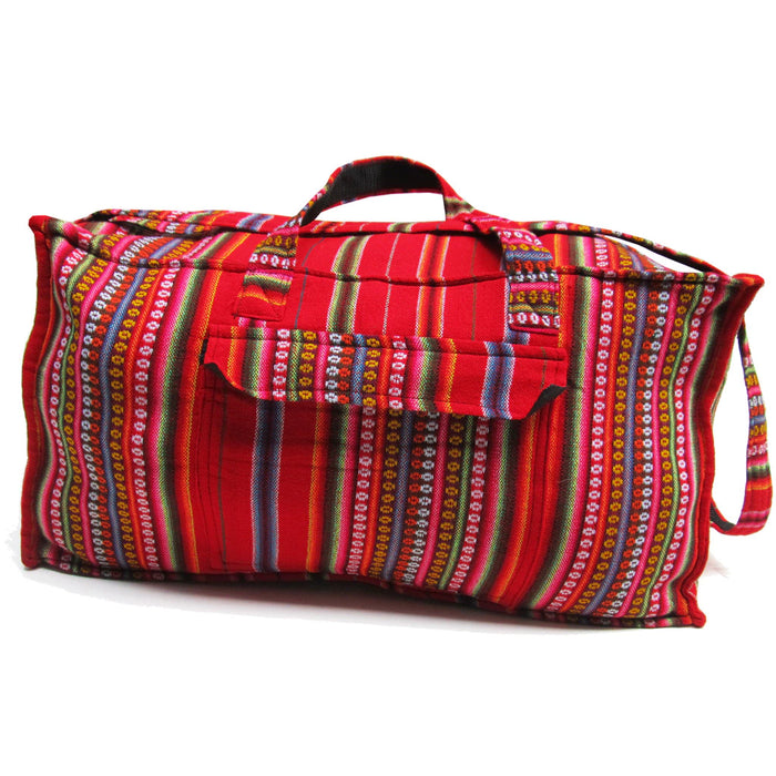Mamakolla Handcrafted Awayo Red Travel Bag - Stylish and Functional