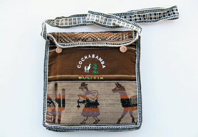 Mamakolla Handcrafted Cochabamba Awayo Backpack with 1 Pocket - Authentic Artisanal Bag (Various Models)