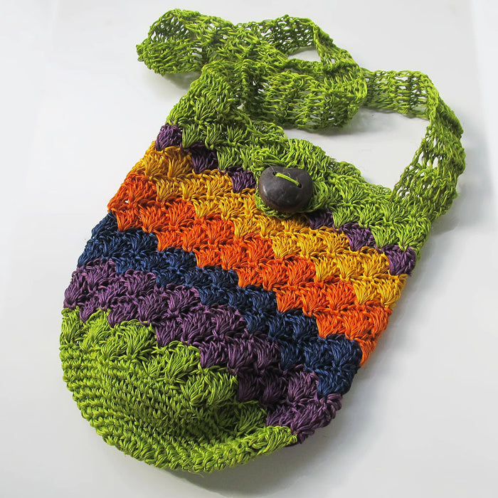 Mamakolla Handcrafted Colombian Guajira Fique Fiber Backpack - Unique Artisanal Bag (Various Colors)