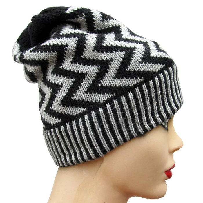 Mamakolla Handmade Andean Striped Unisex Beanie: Authentic Artisan Crafted Hat