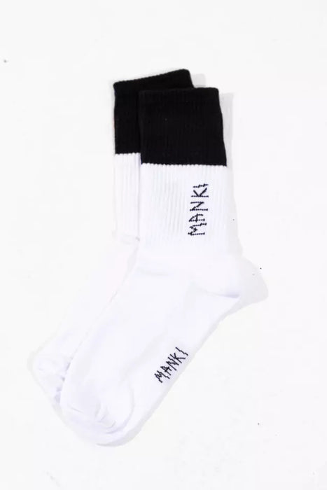 Manki | Cotton Fashion Socks - Style and Comfort, Embroidered Logo