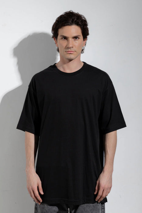 Manki | Men's Short Sleeve Comfort Fashion Tee - Black