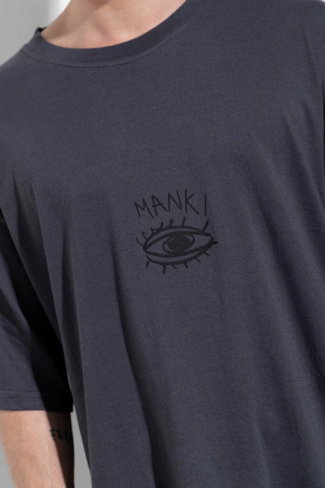 Manki | Men's Short Sleeve Comfort Fashion Tee - Gray