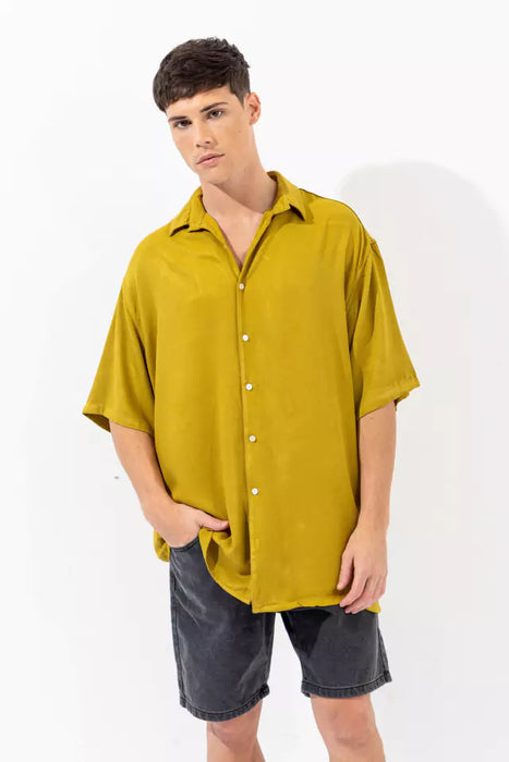 Manki | Short Sleeve Fashion Shirt: OS JOLK Green Olive - Stylish & Modern Choice