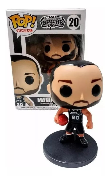 Manu Ginobili Basketball Legends Pop Figure | Collectible Basket Icon