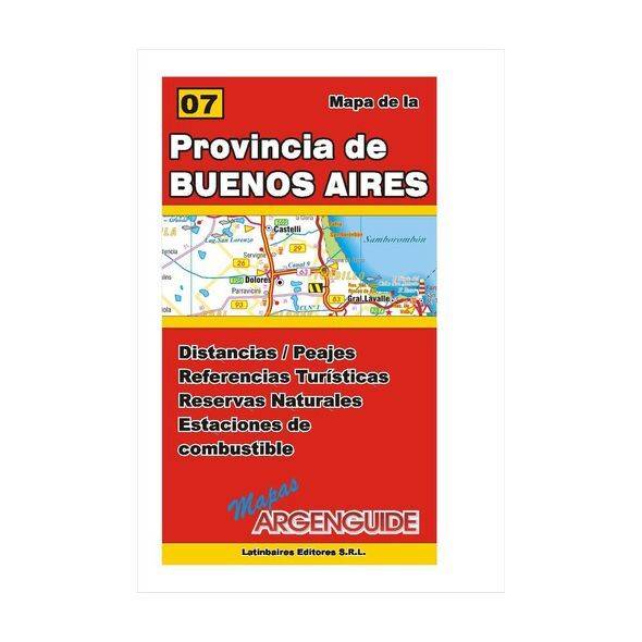 Mapa De Rutas Y Caminos De La Provincia De Buenos Aires
