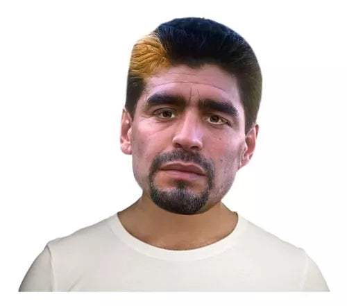 Maradona Masks with Blonde Lock - Boca Juniors Costume Disguise Party