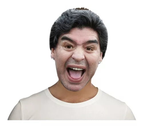 Maradona Shouting Masks Famous Party Costume