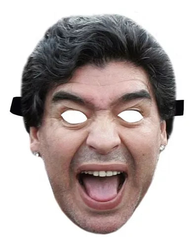 Maradona Shouting Masks Famous Party Costume