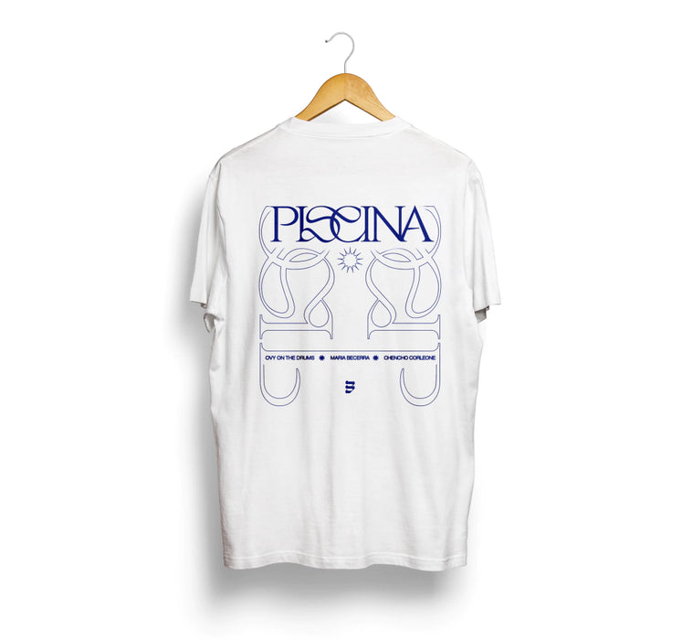 Maria Becerra Piscina Tee - Dive into Style with our Oversized Cotton T-Shirt Piscina María Becerra