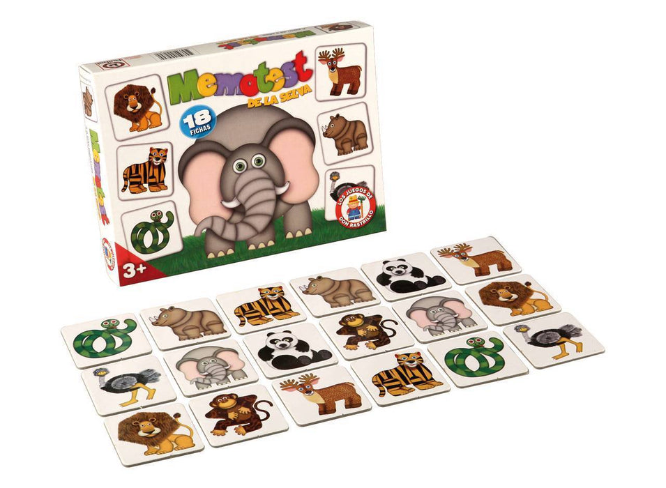 Memotest De La Selva Classic Memory Board Game for Kids by Ruibal