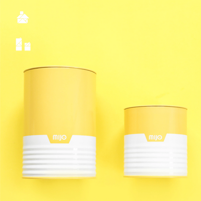 MIJO | Colorful Canister Set for Sugar and Yerba Mate with Pouring Spout Yerbero Azucarero | Set de Latas