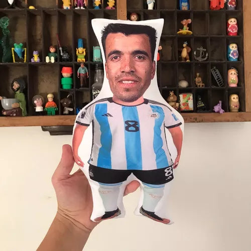 Mini Marcos Acuña Egg Doll - Decorative, Fun, Siliconized Polyester Fill