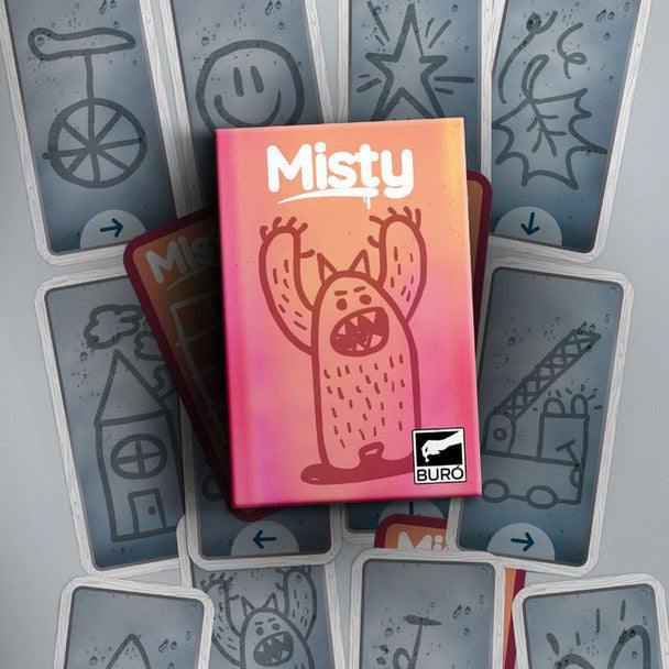 Misty by Buró Jogo de tabuleiro com cartas ideal para crianças (espanhol) 