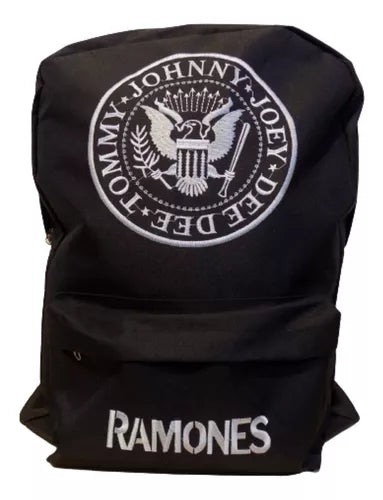 Mochila Ramones Embroidered Cordura Backpack - Rocker Chic Essential, Punk Rock Vibes Amplified