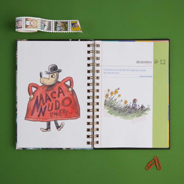 Monoblock Unveils the 2024 Macanudo Weekly Pocket Planner - Your Whimsical World On-the-Go