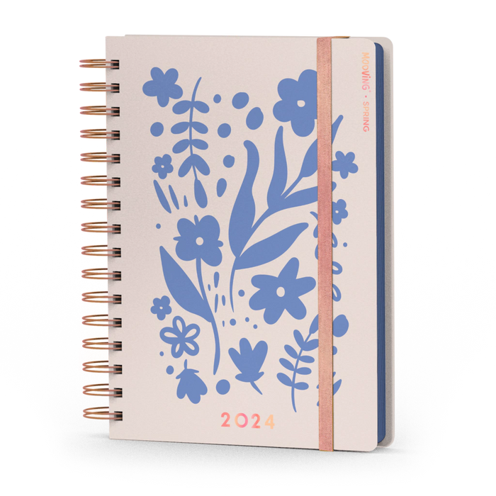 Mooving Agenda 15x21 DxP Spring - Stylish Daily Planner for 2024 (Spanish)