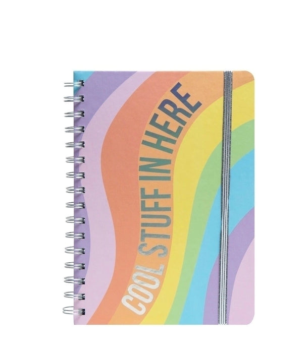 Mooving Cool A5 Spiral Hardcover Notebook - 80 Ruled Sheets