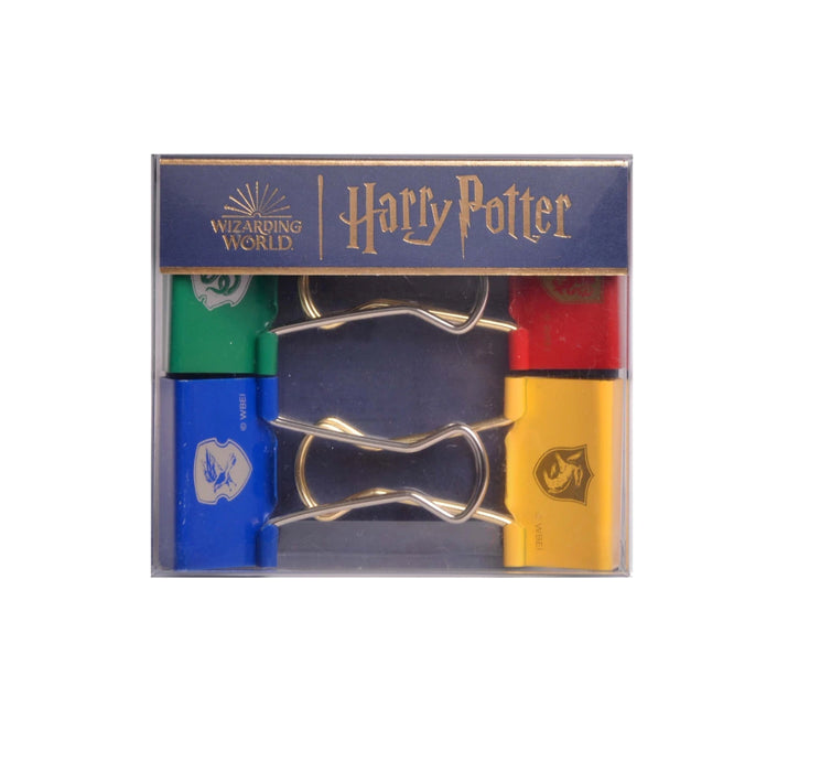 Mooving Harry Potter Binder Clips - Set of 4, 32mm Magical Clips to Organize with Wizardry Style